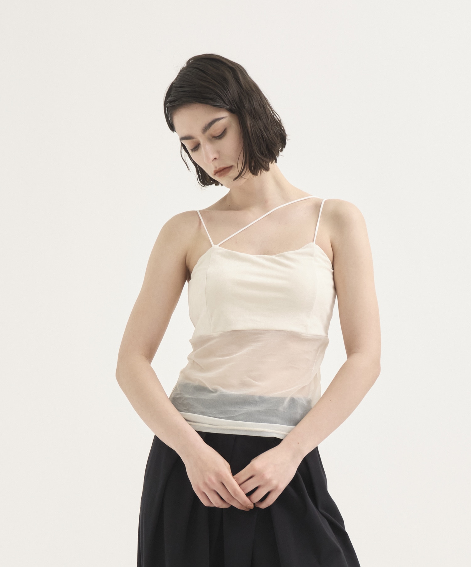 Cupin Velour Asym Camisole