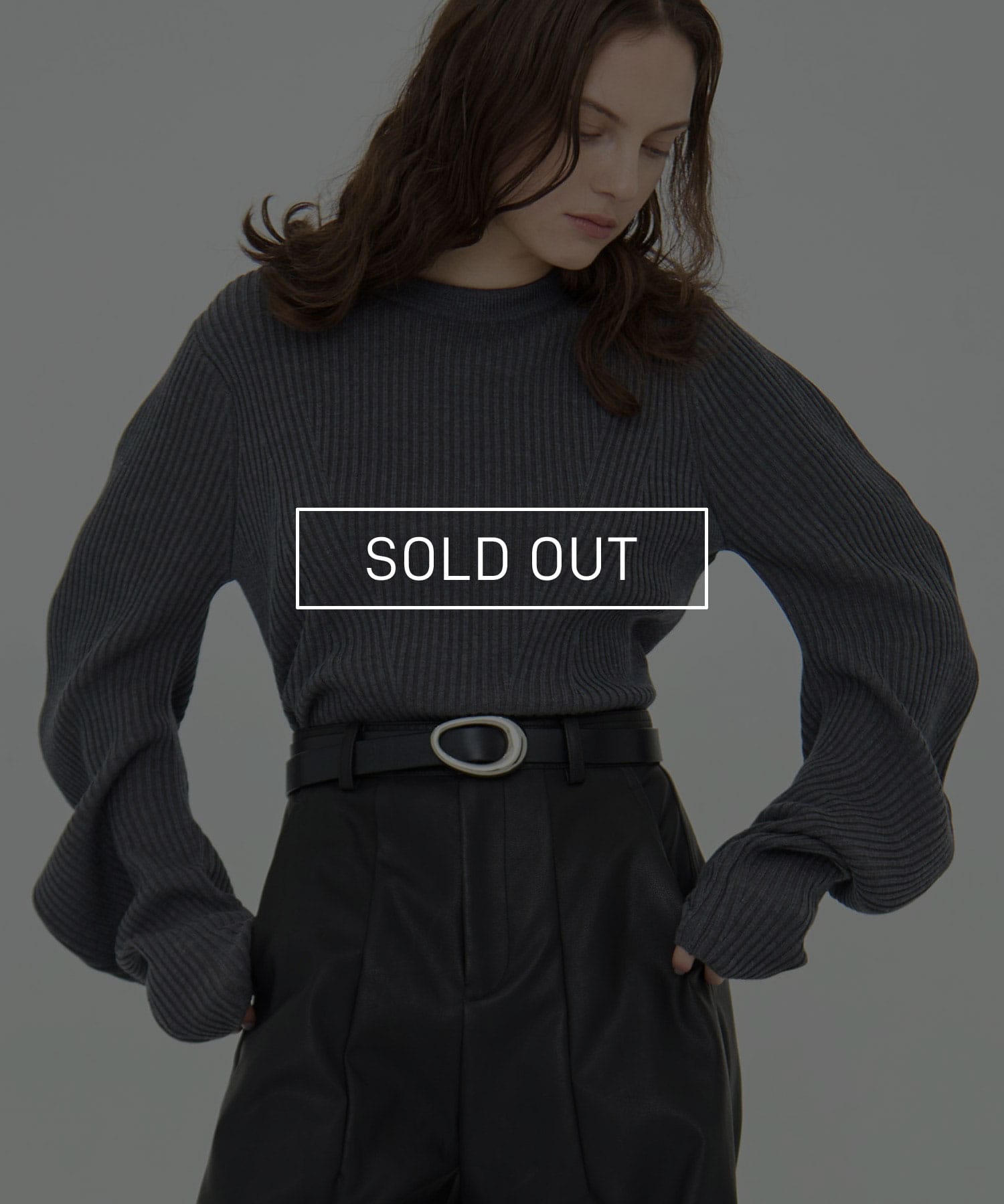 Arch Sleeve Knit Tops