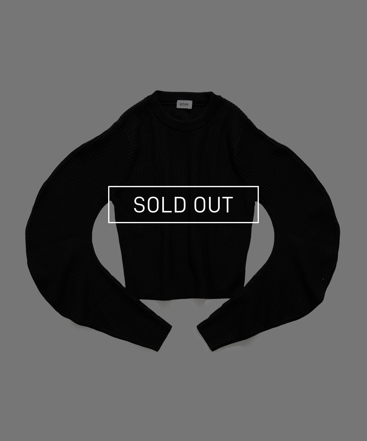 Arch Sleeve Knit Tops