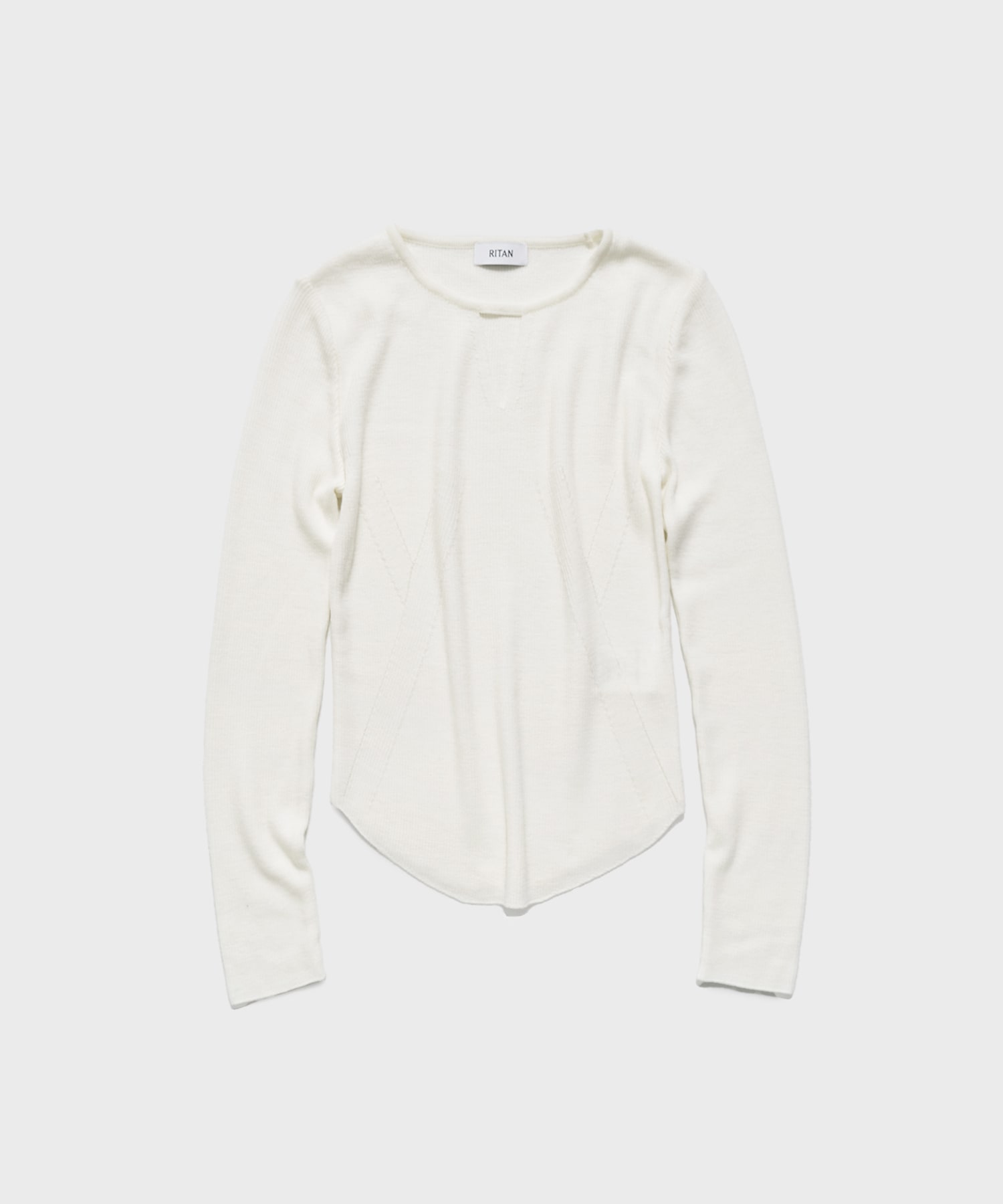 Washable Wool Vneck  Knit Tops