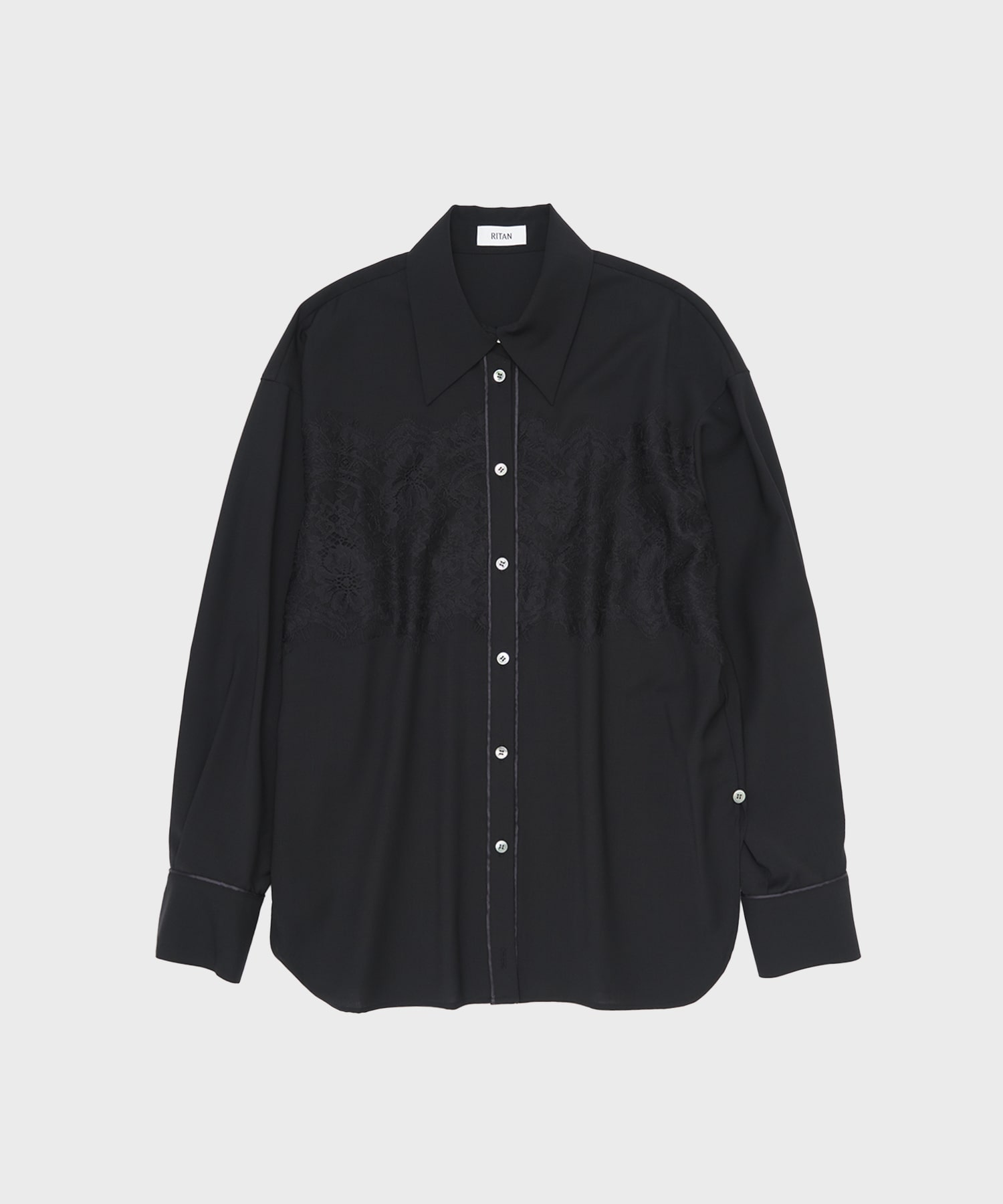 Noble Lace Combi  Shirt