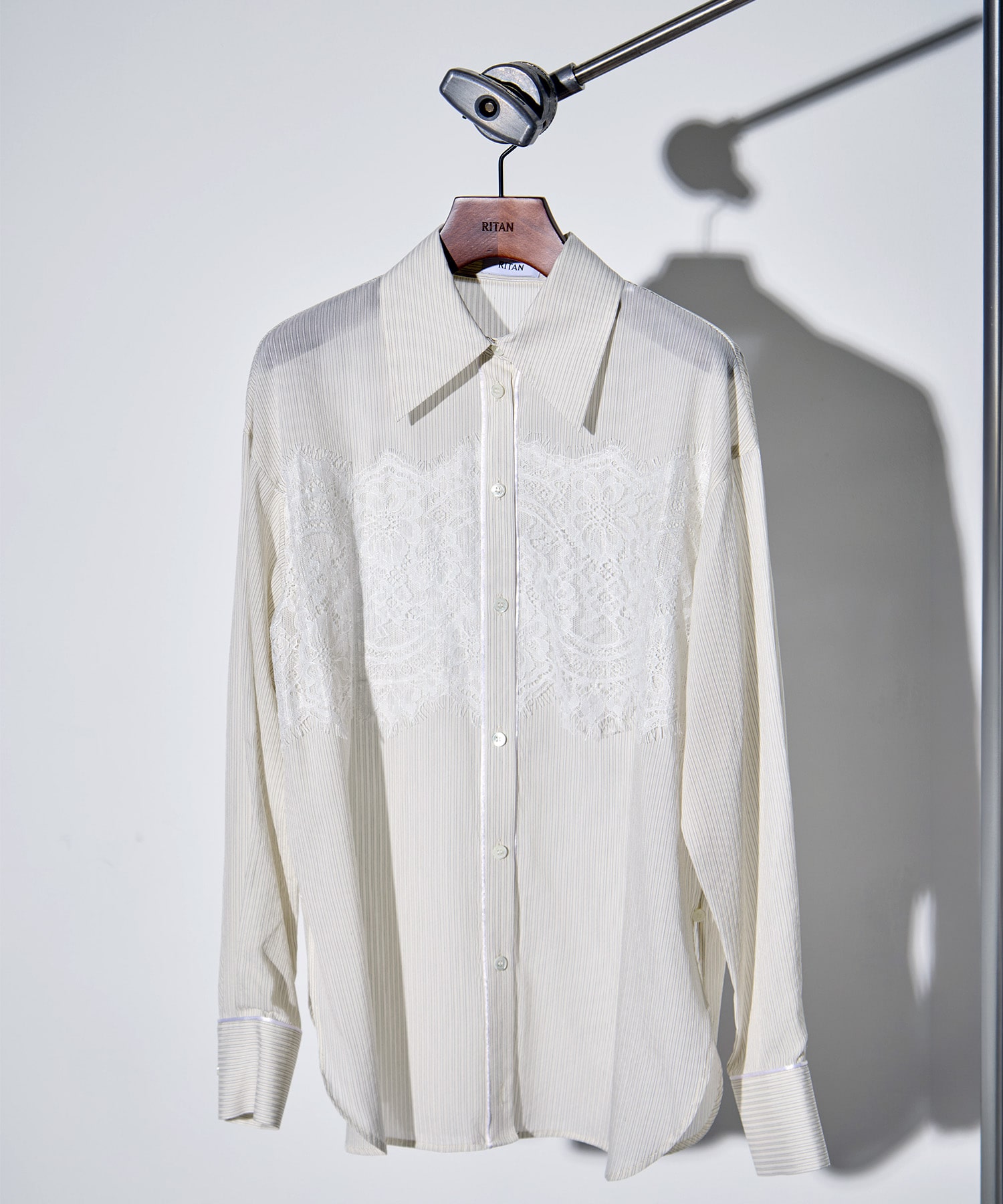 Noble Lace Combi  Shirt