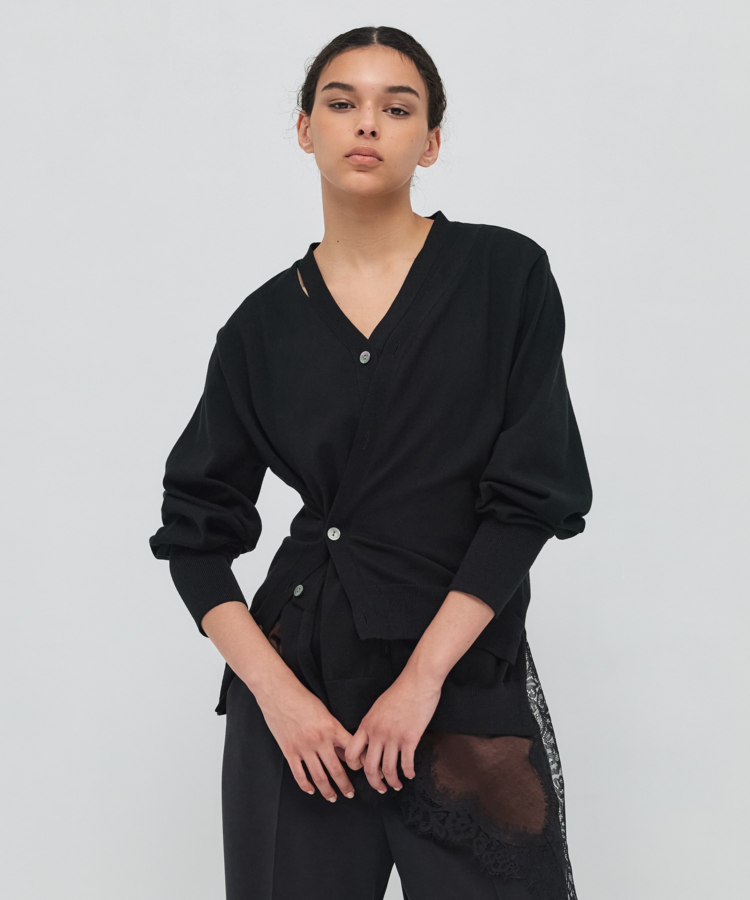 Silk Cottona Arrange Knit