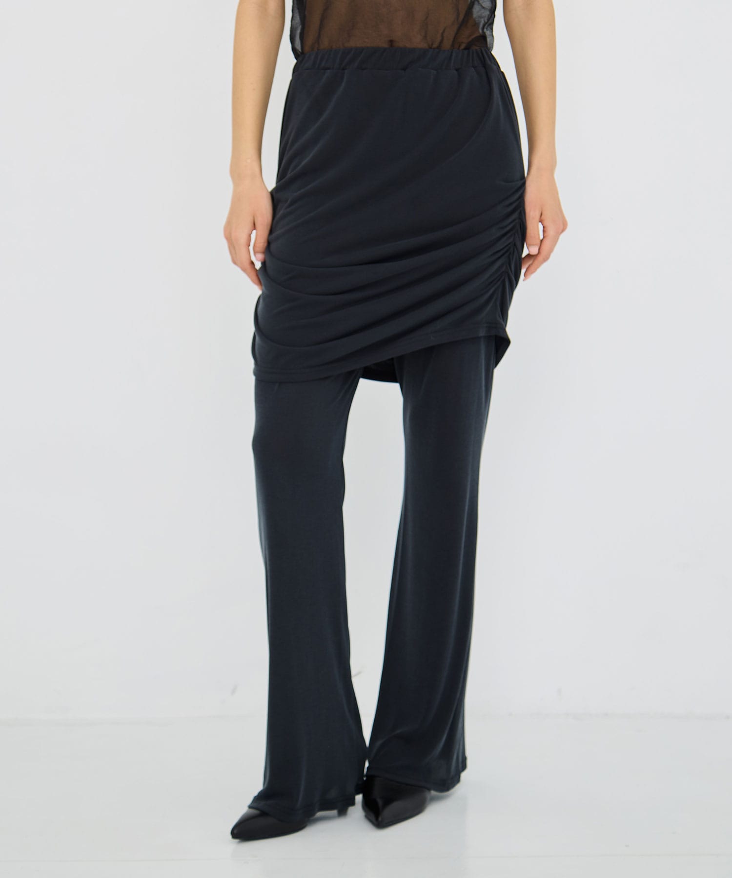 Silky Layer Cut Pants