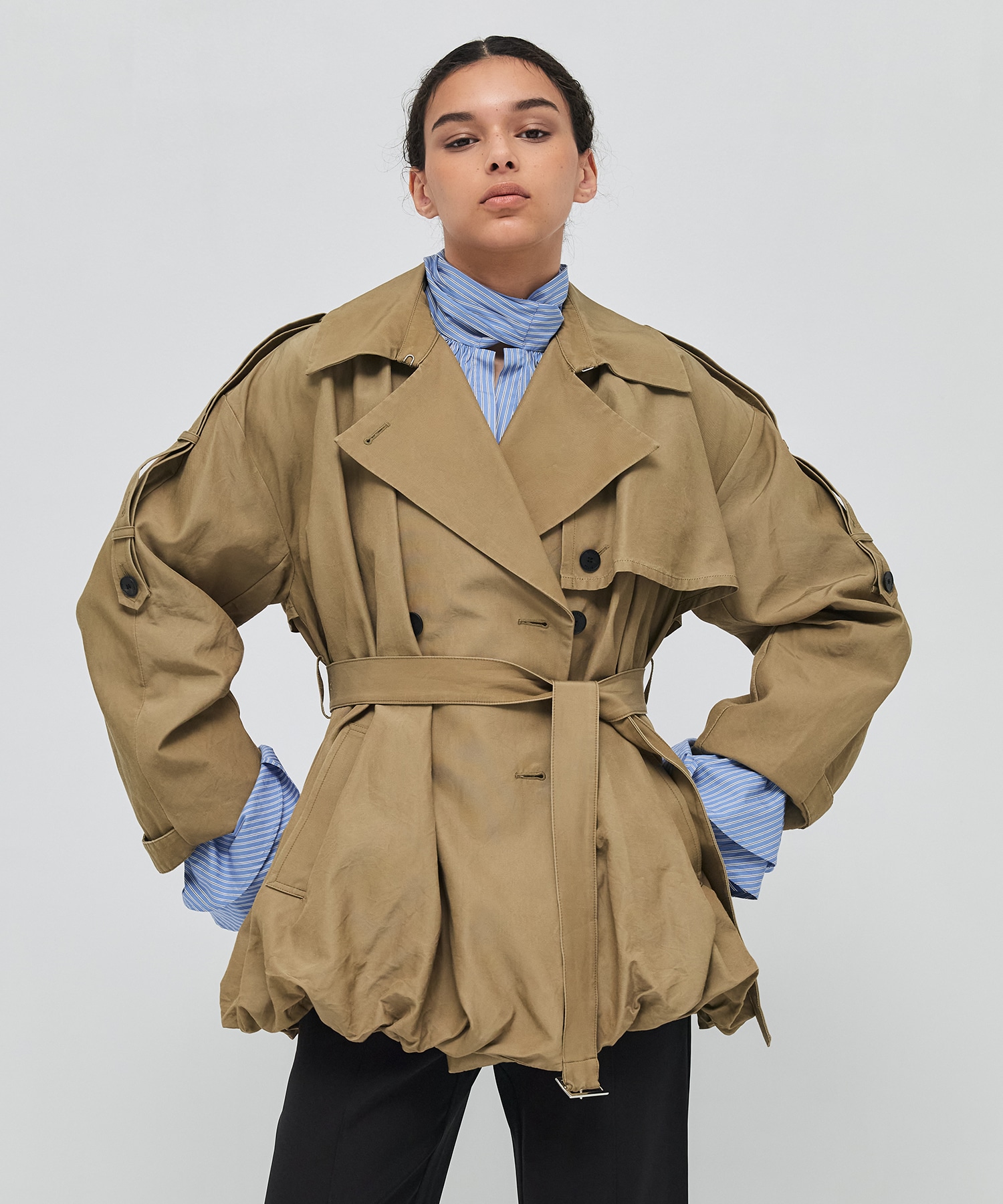 Balloon Trench Coat
