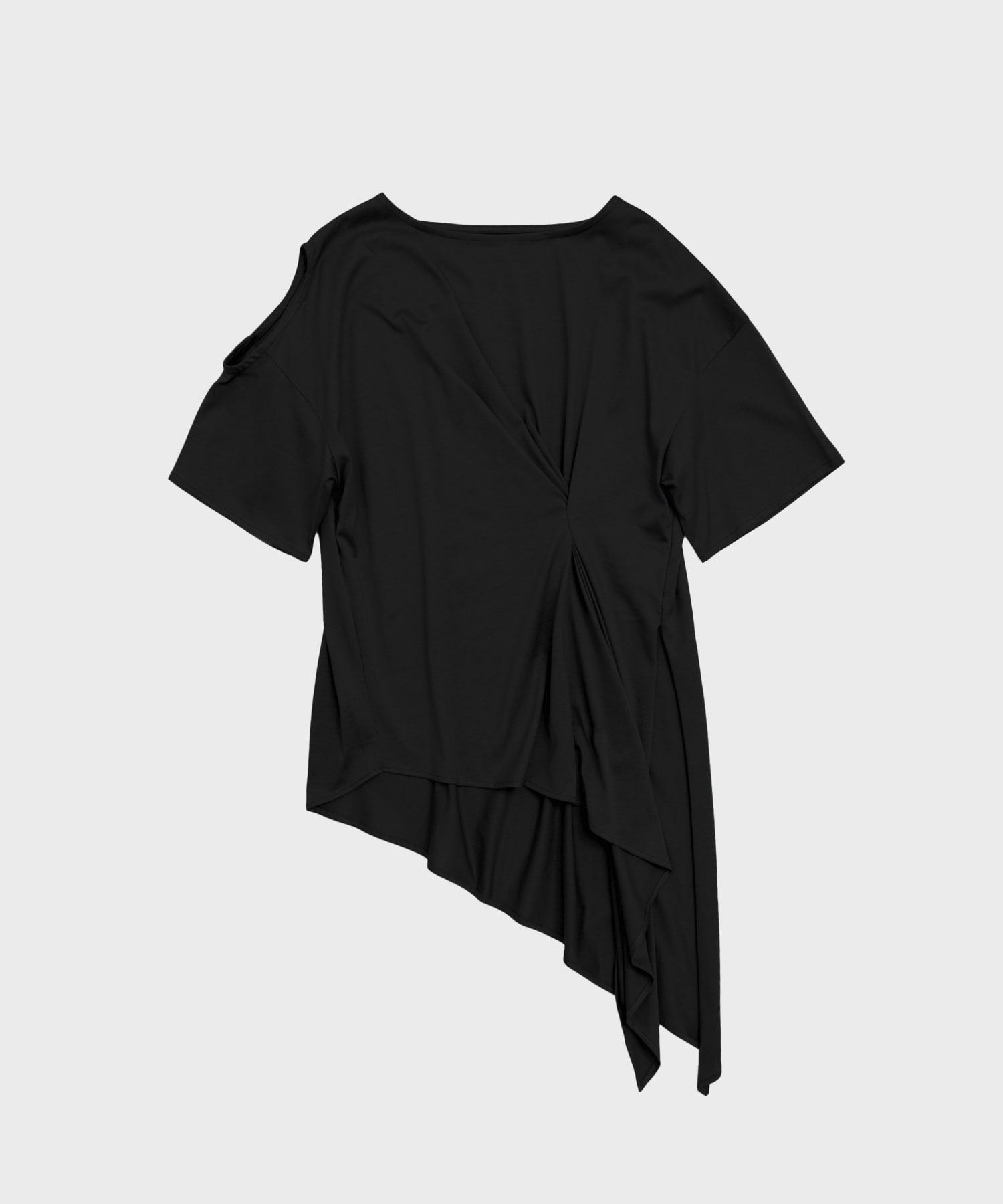 Side Gather Tuck Tee