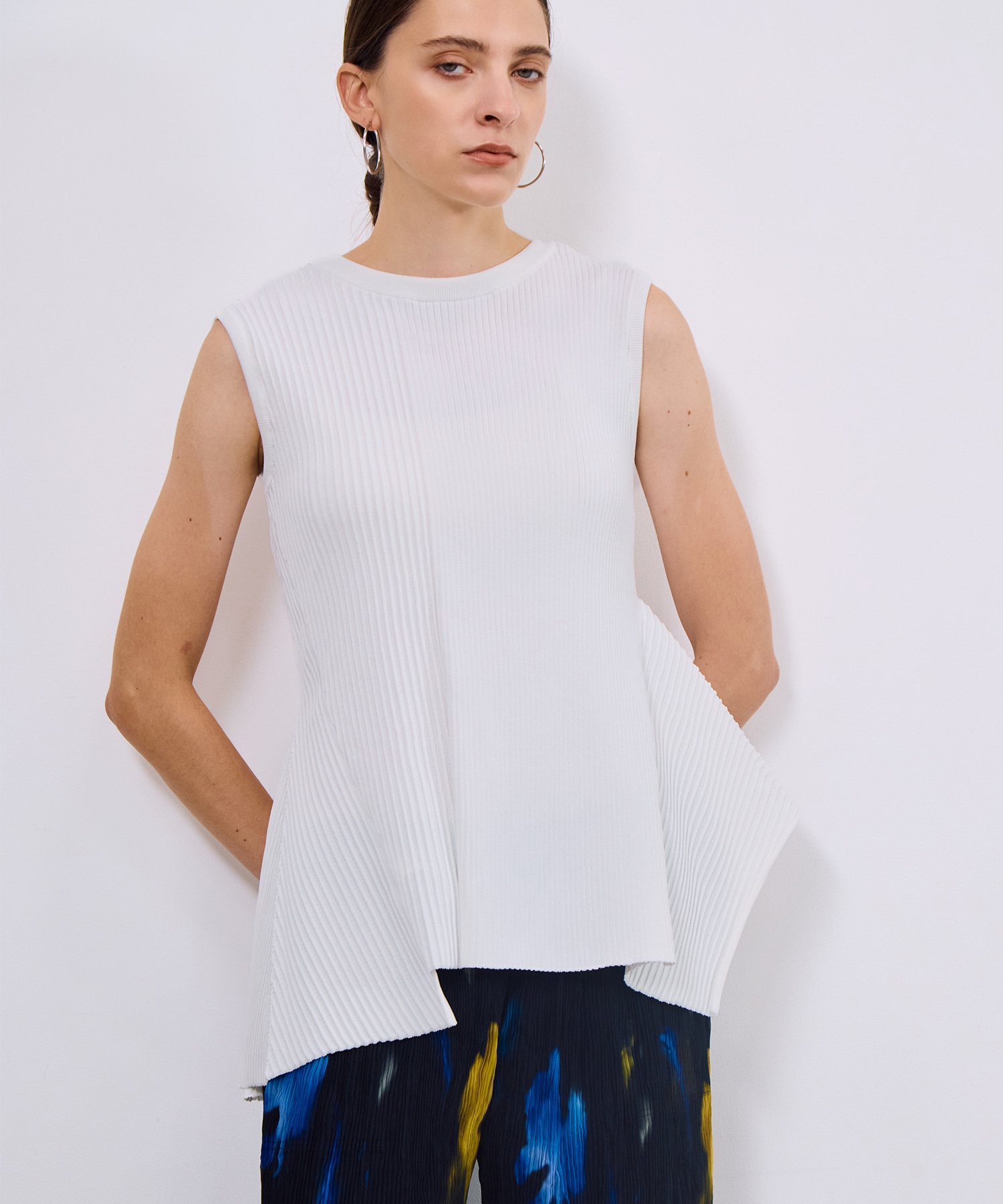 Pattern Arrange Rib Knit
