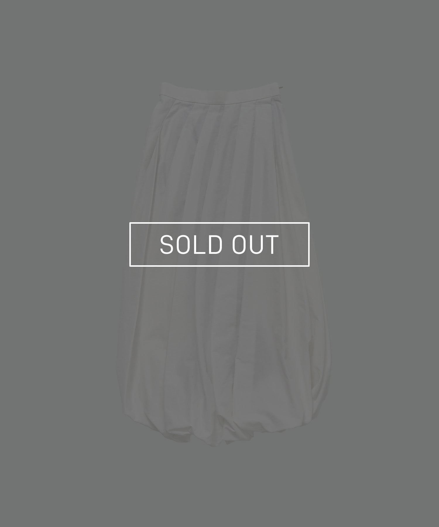 Slant Balloon Skirt