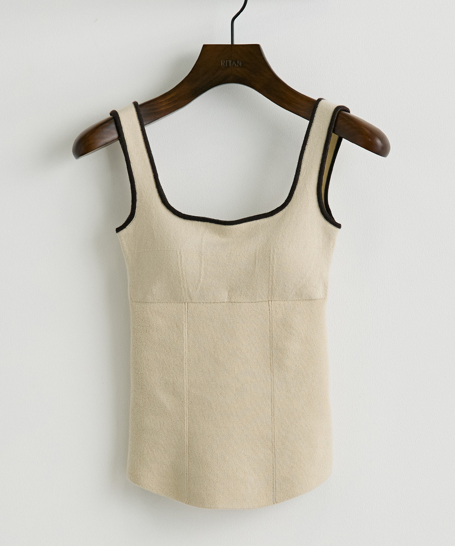 nakes Cotton Silk Square Tank Top