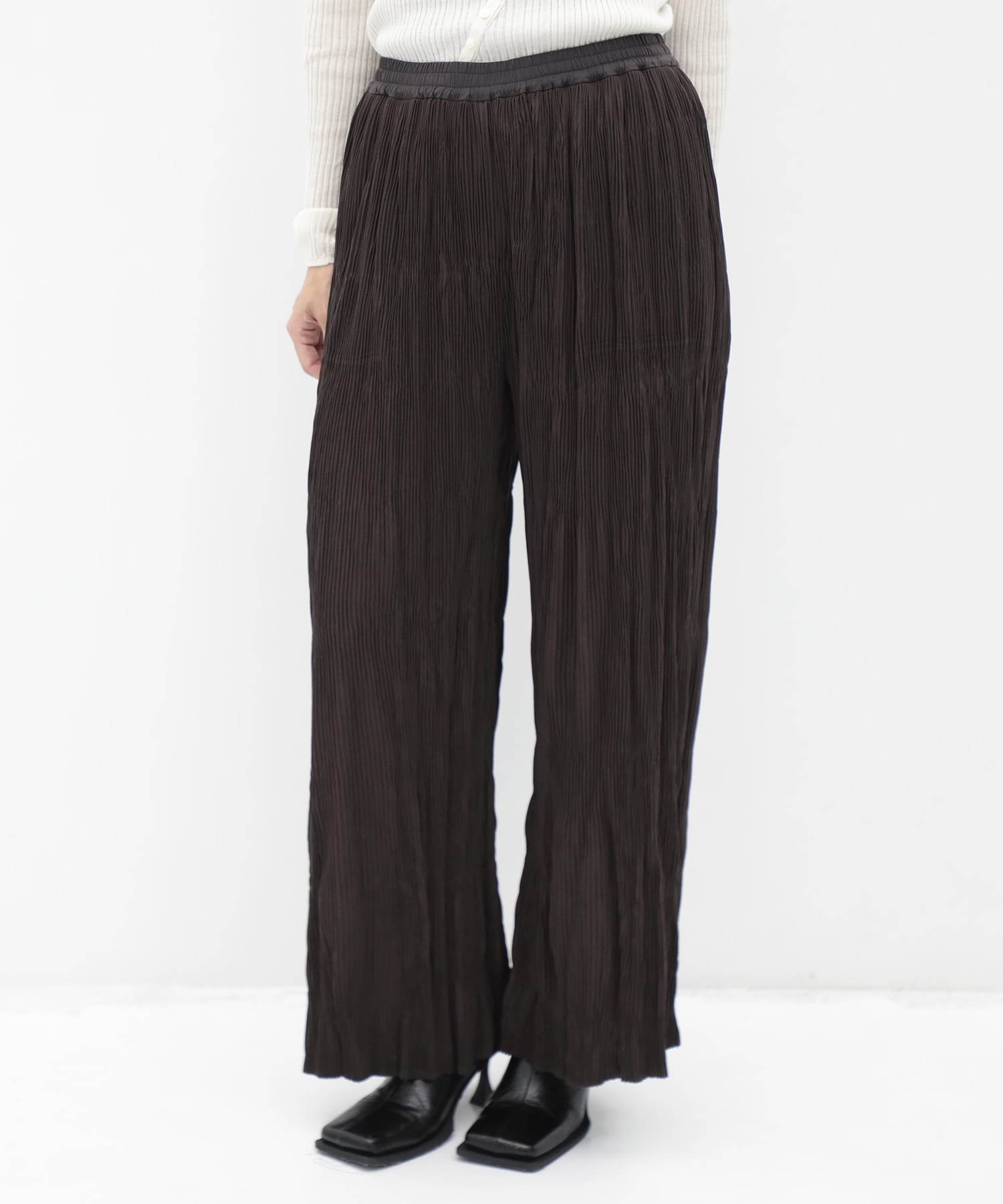 Crystal Twist Pleats Pants