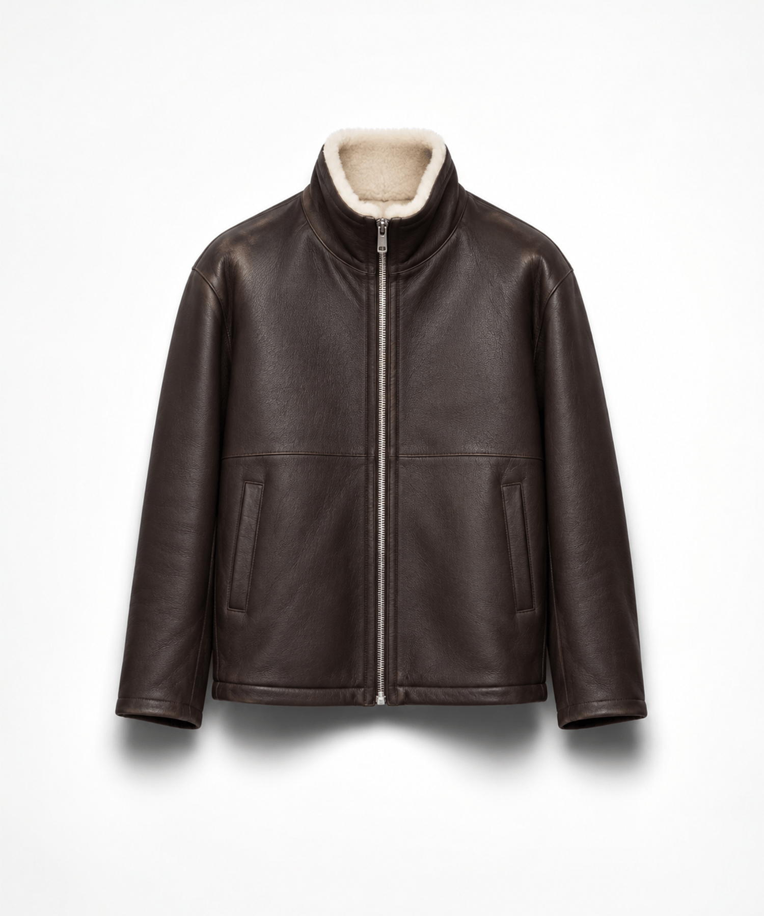 MOUTON JACKET BROWN